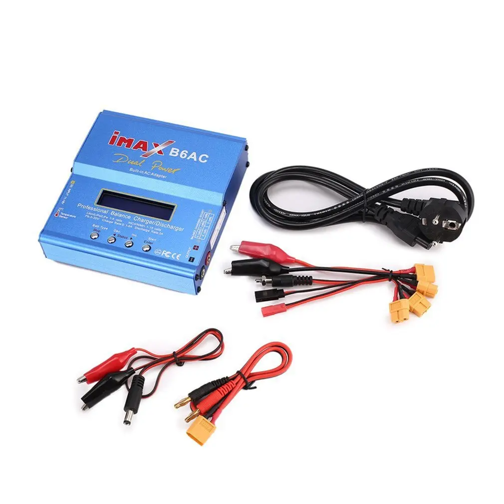 

IMAX B6 Balance Charger Discharger Ni-Cd AC/DC RC Balance Charger 10W Discharger for RC Car Helicopter Drone Airplane Battery