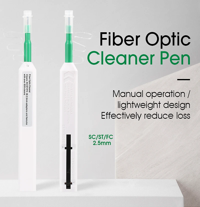10pcs /lot One Click Cleaner Fiber Optic Connector cleaning tool 2.5mm Universal | Мобильные телефоны и аксессуары
