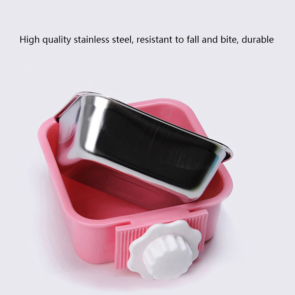 Миска для домашних животных может вешать стационарную клетку собак подвесные