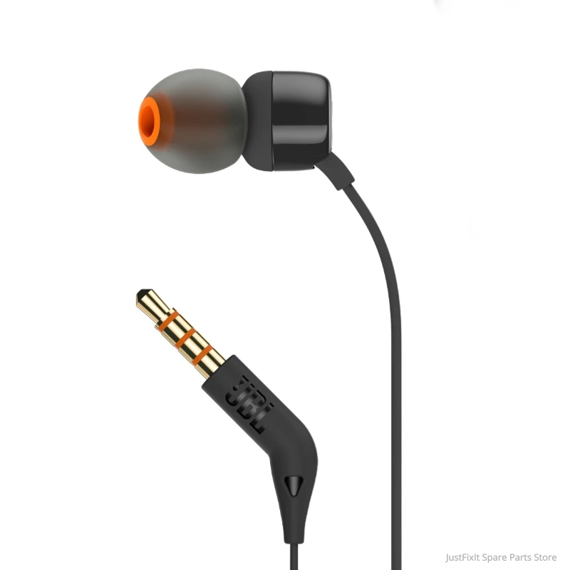 JBL T110 проводные стерео наушники с глубокими басами Спортивная гарнитура в линии