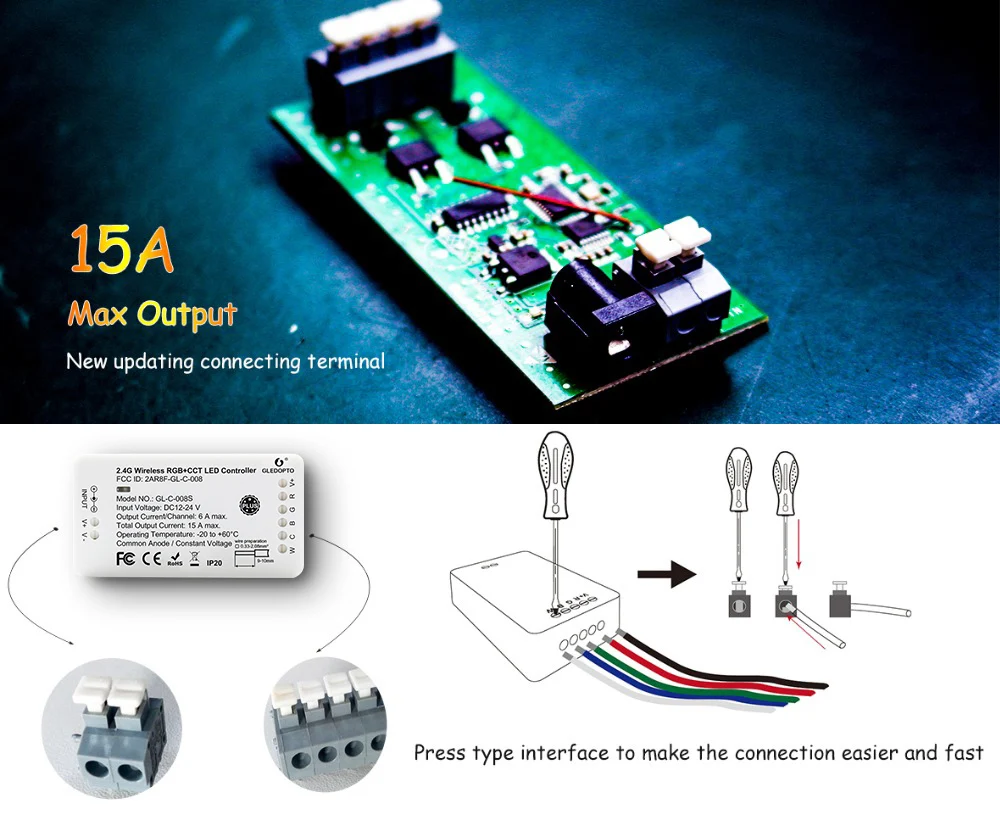 Zigbee RGBCCT светодиодный пульт управления плюс пульт дистанционного управления интеллектуальным приложением RGBWW DC 24V 12V led полосы управления Лер работает с Zigbee 3,0 шлюз