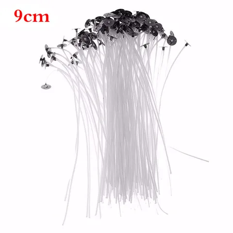 Фитили для свечей из чистого хлопка, 100/4/5/6/7/9/15/20 см, 2,5 шт./упаковка - изображение