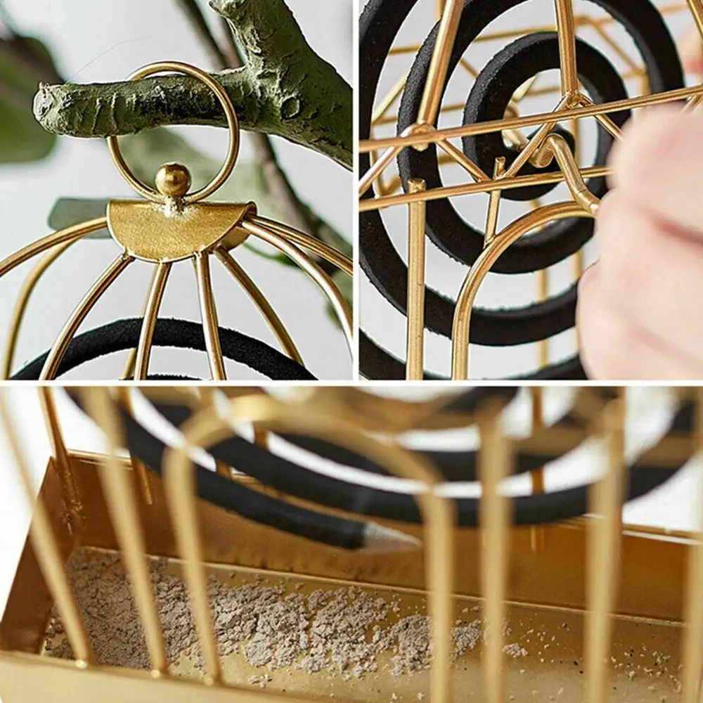 Нордическая Минималистичная стильная железная птичья клетка противомоскитная