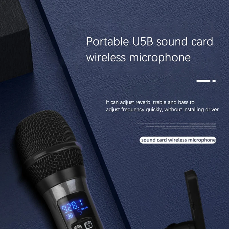 Bluetooth Wireless Microphone Professional Speaker Handheld Musical With Receiver For Karaoke | Электроника