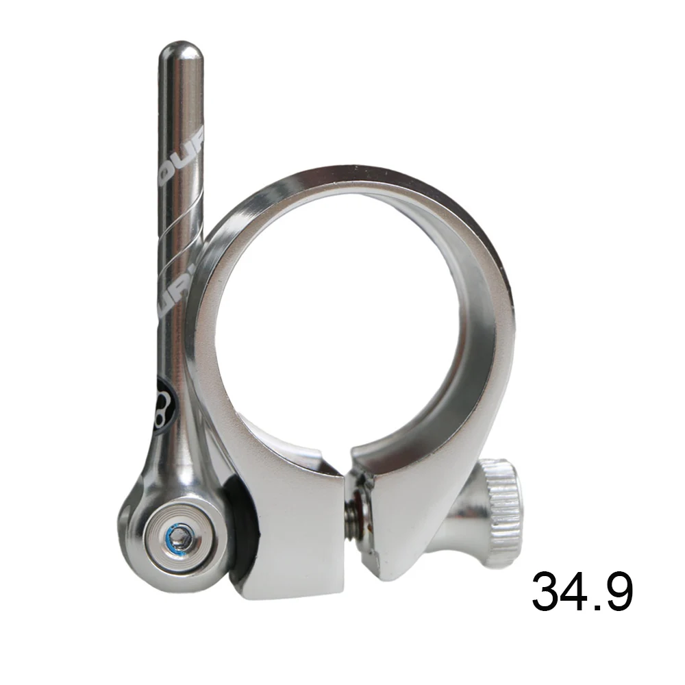 34.9mm silver Подседельный штырь для горного велосипеда стойка сиденья для велосипеда мtb Подседельный штырь зажим алюминиевый сплав водонепроницаемый и пылезащитный 31,8 мм 34,9 мм - Цвет: 34.9mm silver