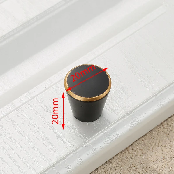 Single Hole Type 3 KAK 5 шт. черные ручки для шкафа из твердого алюминиевого сплава кухонная дверная ручка для шкафа ручки для выдвижных ящиков оборудование для обработки мебели - Цвет: Single Hole Type 3