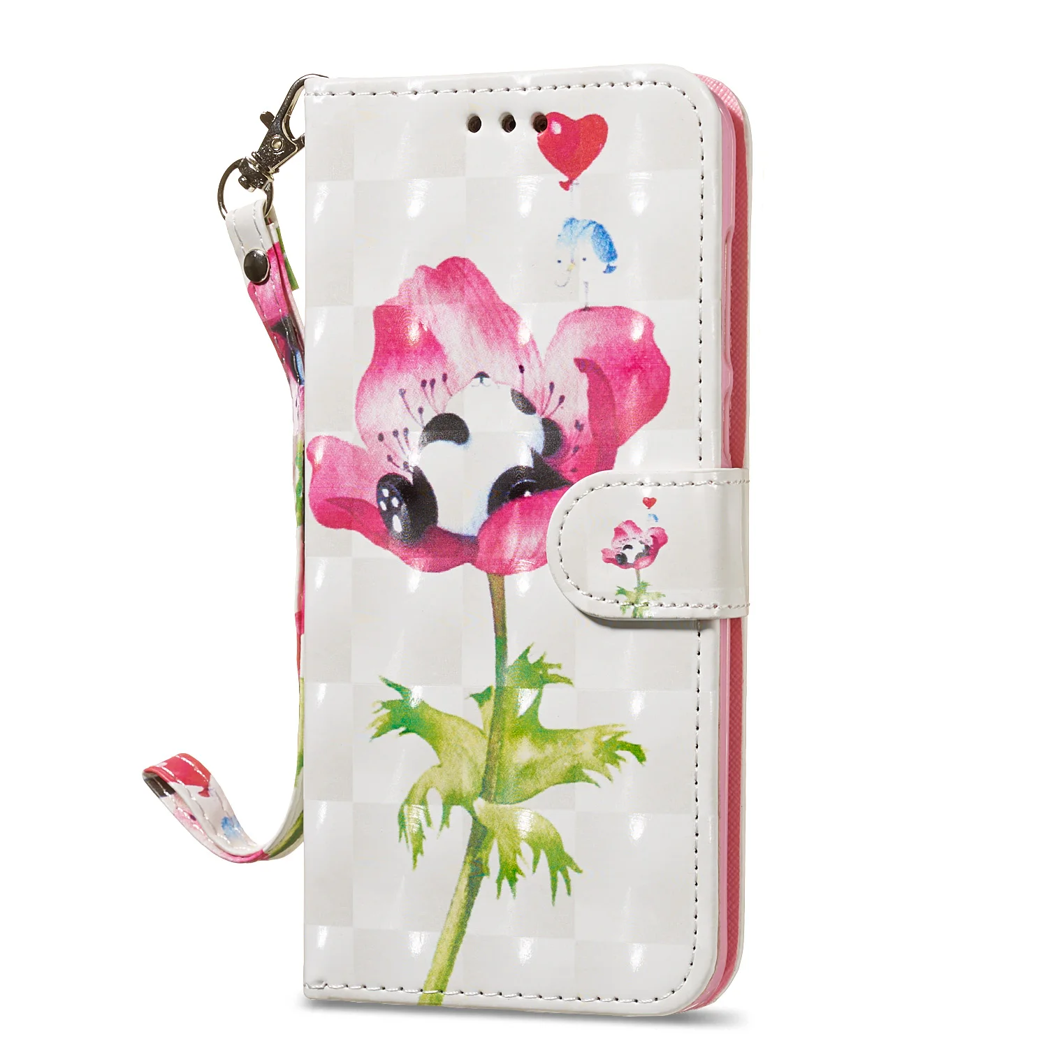 Чехол для телефона из искусственной кожи с 3D-паттерном панды для Xiaomi F1 A2 LITE 6 PRO Redmi NOTE 5 plus S2.