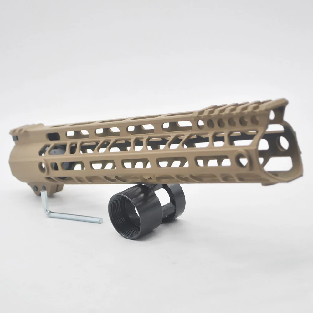 Aplus 12 ''дюймовый M-lok зажимной стиль Handguard Rail Free Float Mount system алюминиевый Ultraligh дизайн Fit. 223/5. 56 Tan печатных