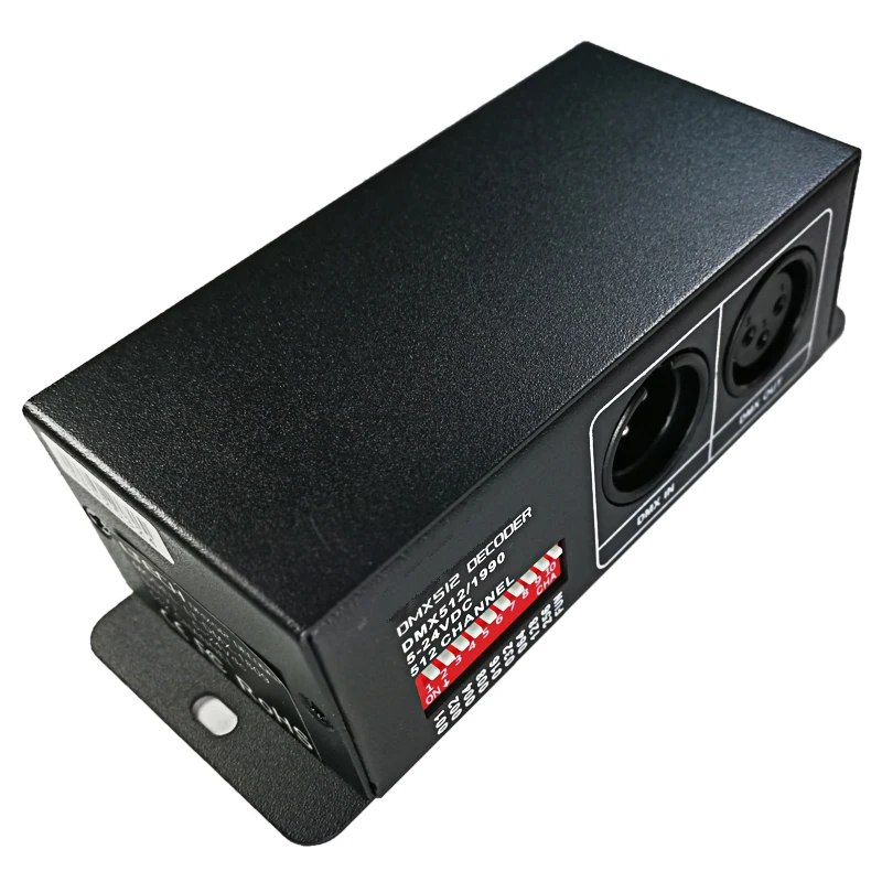 Новый DMX512 к SPI конвертер декодер сигналов AC/DC 12V 24V Вход Поддержка WS2811/WS2812 UCS1903/1912