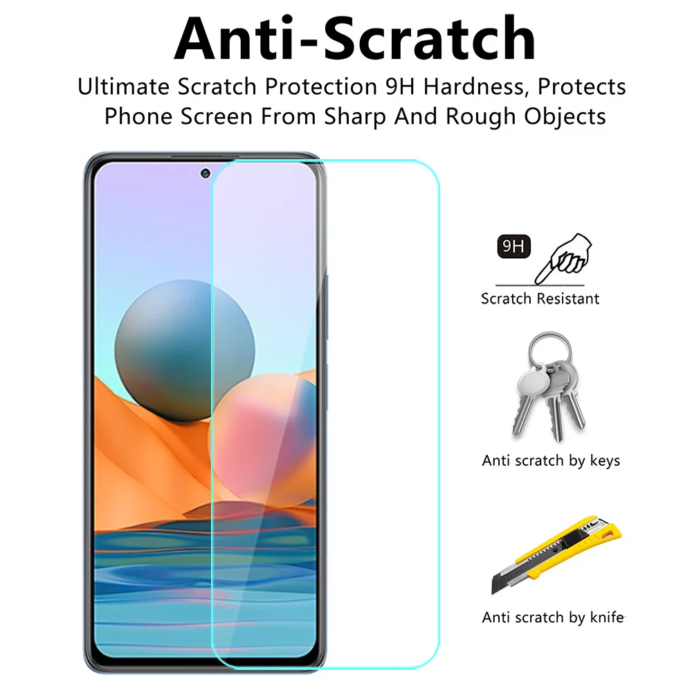 2pcs for readmi note 10 pro glass tempered glasses for xiaomi redmi note 10 note10 pro glas anti-scratch screen protectors film