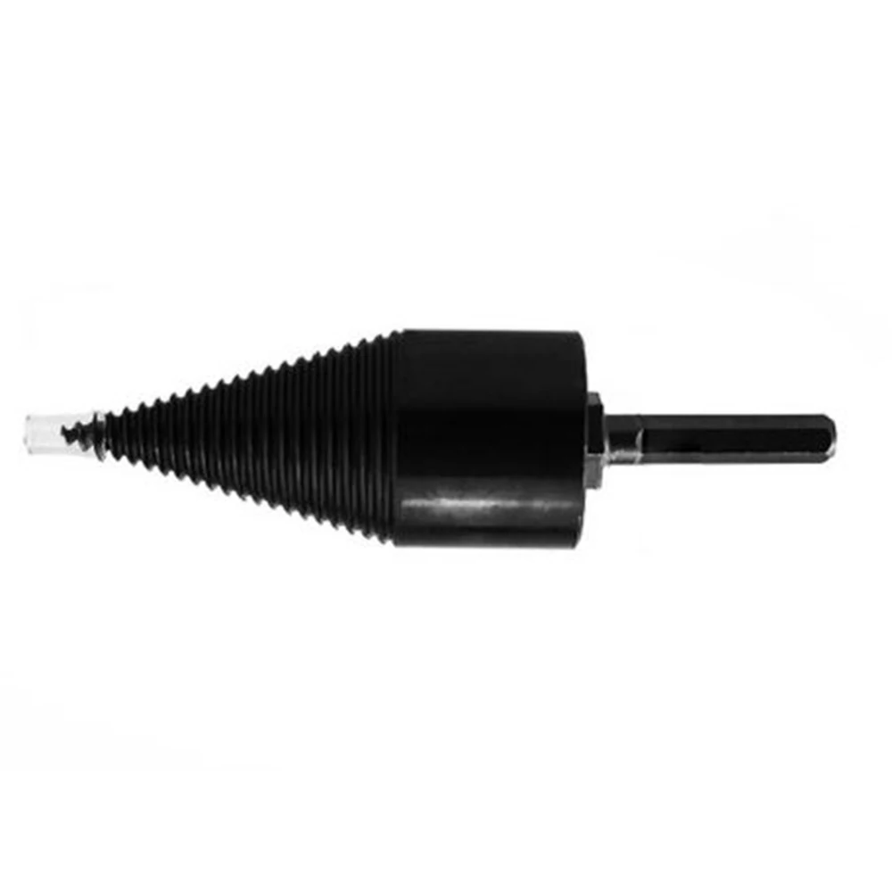 

Log Splitter Screw Cone Kindling Firewood Splitter Hand Drill Stick Copper 32mm