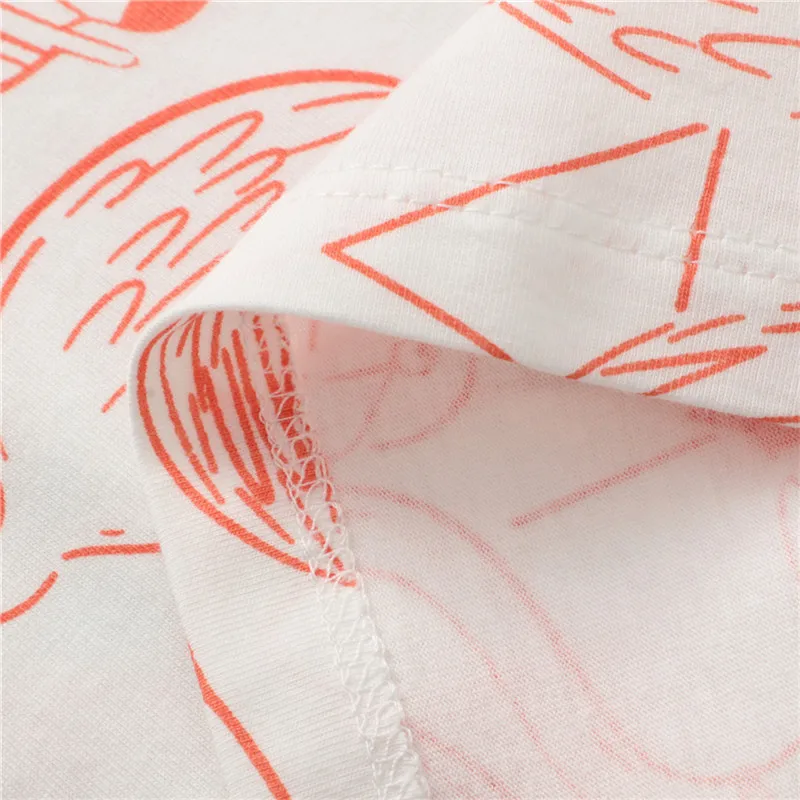 

Jumping meters Children's Cotton T shirts for Summer Unicorn Hot Selling Stripe Girls Tees Fashion Kids Tops Clothing