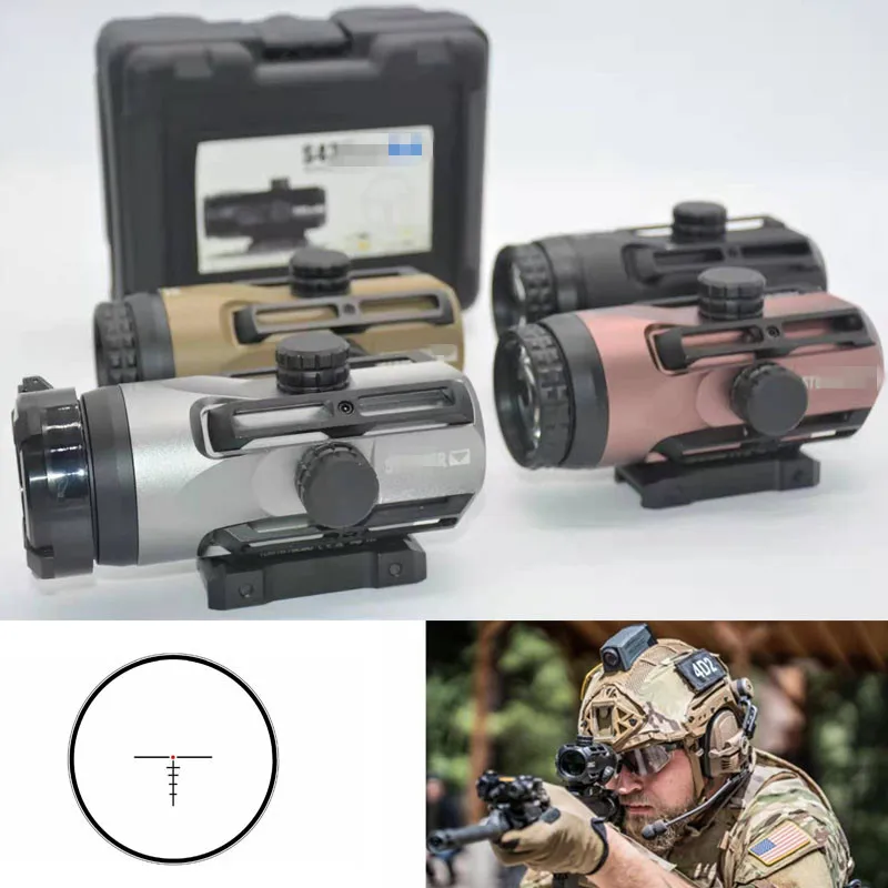 

Tactical STEIN S432 4x32 Scope for 20mm Optics Reflex Scope Sight for Hunting Rifle Gun Airsoft 4x32 Refile Scope Magnifier