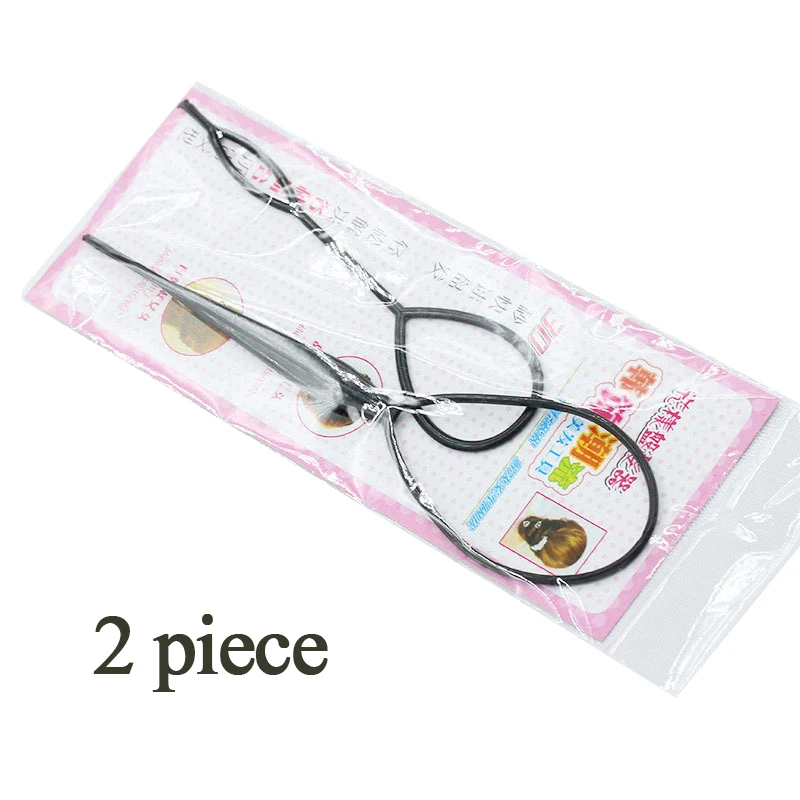 2pcs Kemei2019, новинка, для укладки волос, заколка, булочка, Пончик, оплетка, набор инструментов, аксессуары для волос - Цвет: 2pcs