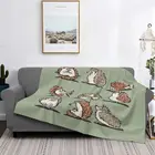 Одеяло Hedgehog Yoga 225, покрывало для кровати, простыни для пикника, одеяло, одеяло и одеяло