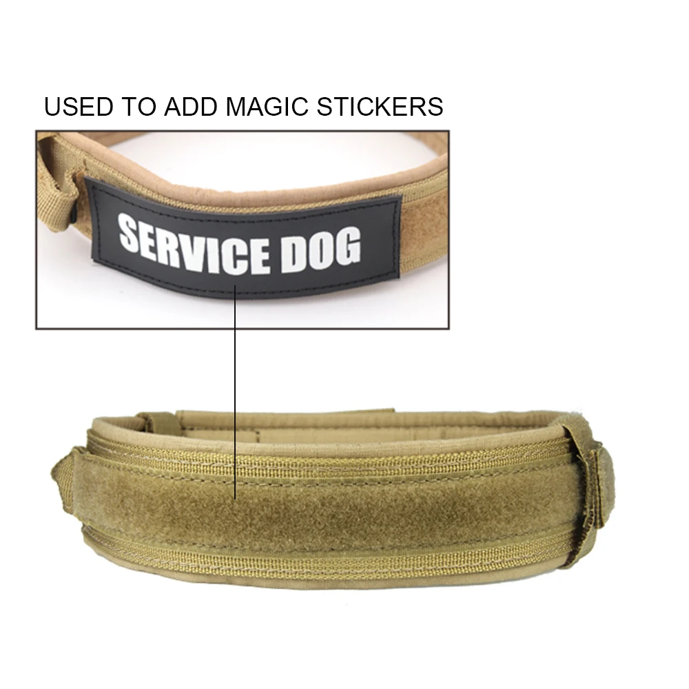 Сверхмощный Тактический Регулируемый ошейник для собаки с регулируемым