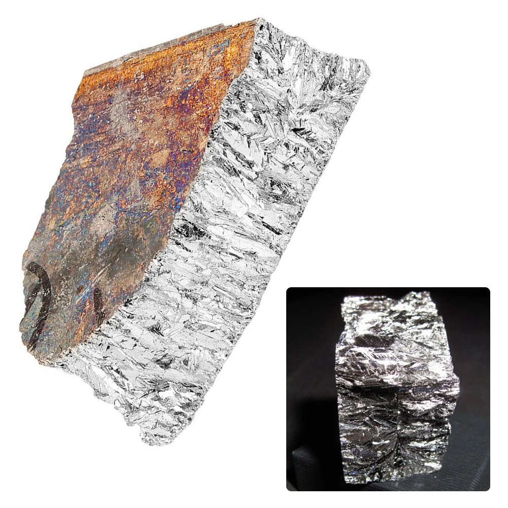 

Bismuth Metal High Purity 99.99 Percentage Bi Ingot Lumps 1000g For Art DIY Crystal Making Semiconductor High Pure Bismuth