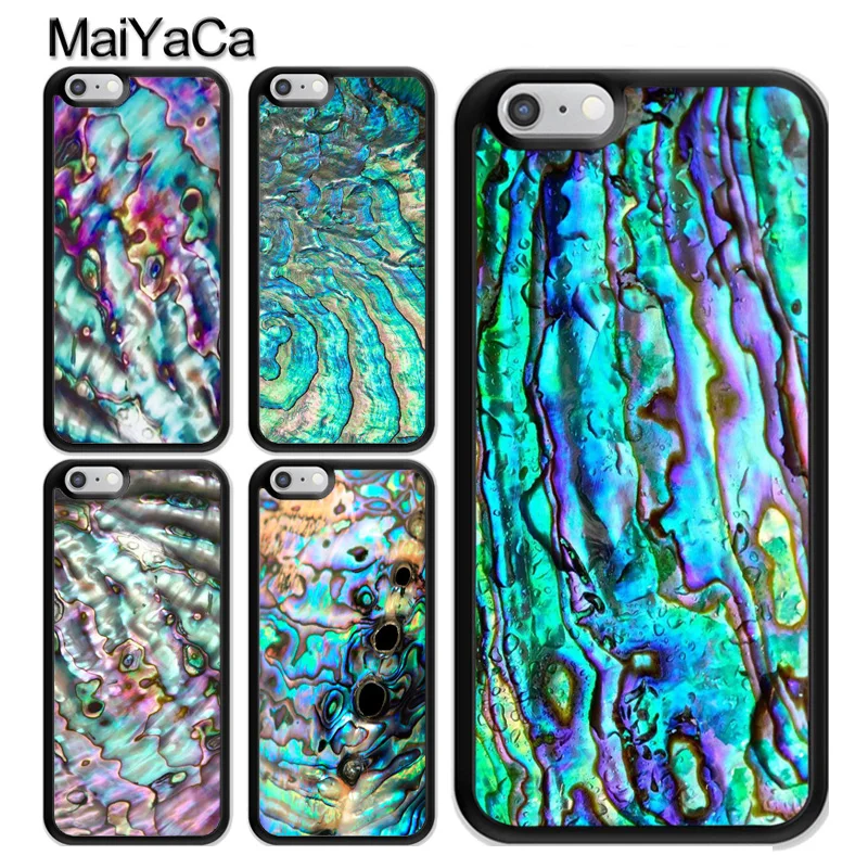 Paua Abalone Shell Luxury Case For iPhone 13 Pro Max 12 Mini 11 MAX X XR XS SE 2020 6S 7 8 Plus Cover | Мобильные телефоны и