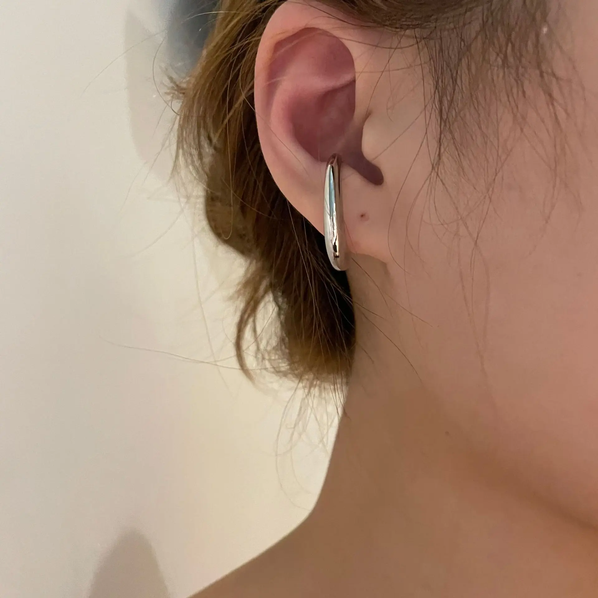 Винтажные золотые и Серебристые Цвет геометрический купол U Pin клипсы поддельный