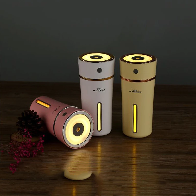 

USB Charging Air Humidifier Car Air Purifier 500mA built-in Lithium Battery Rechargeable Mini Ultrasonic Cool Mist Humidifiers