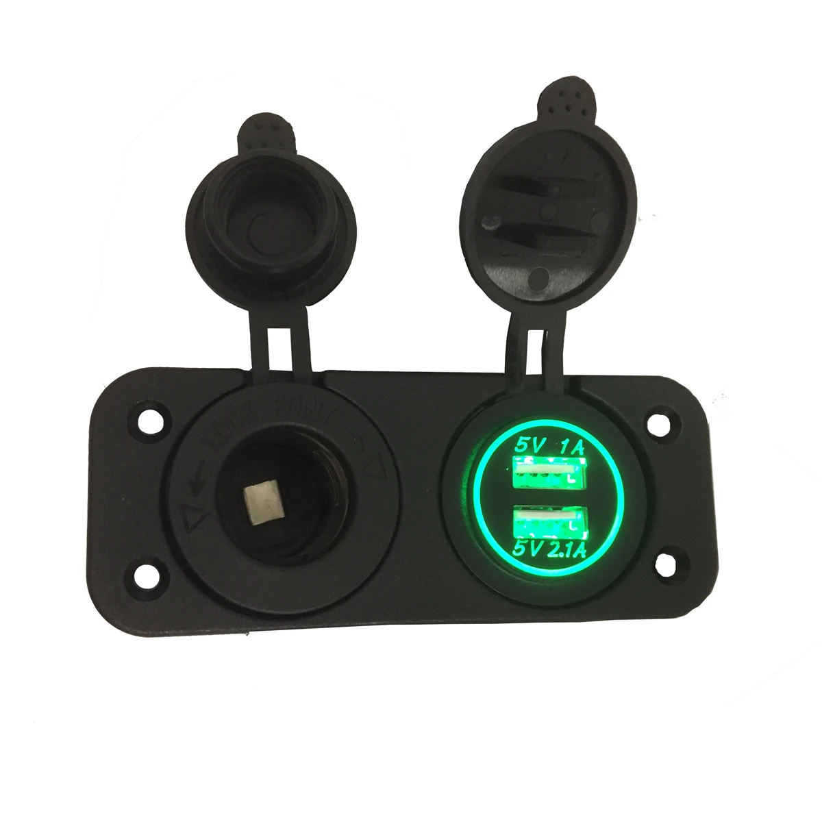 

Прикуриватель с двумя USB-портами, а/1 А