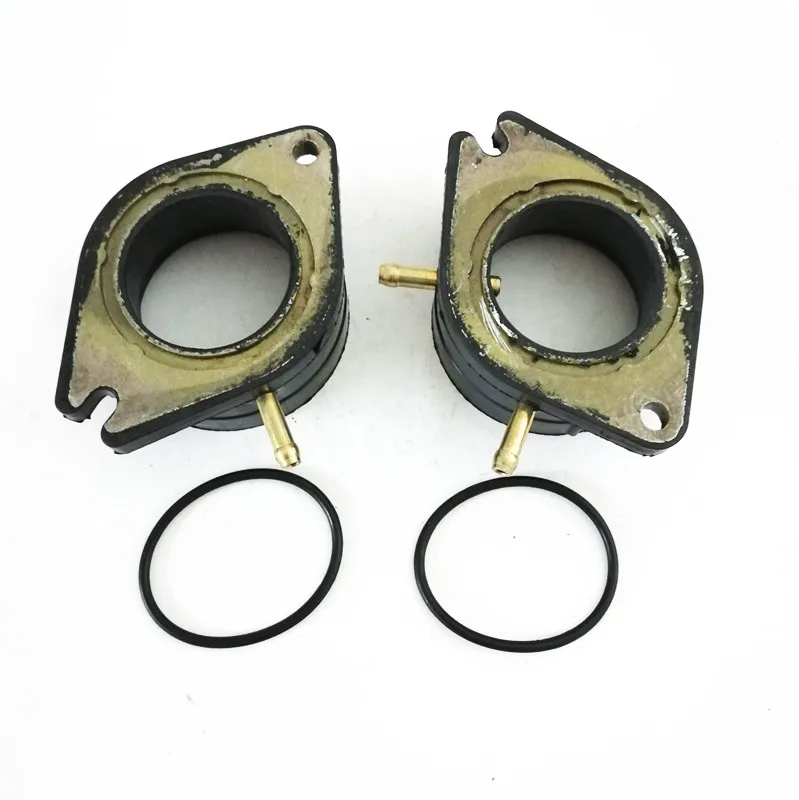 

2PCS Motorcycle Carburetor Joint Intake Adjuster Interface Carb Adapter Intake Manifold For Yamaha 24M-13586-01 1TA-13586-00