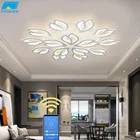 Современная лампа для гостиной, простая современная лампа в форме магнолии, Креативный светодиодный светильник для спальни, индивидуальный потолочный светильник 2020