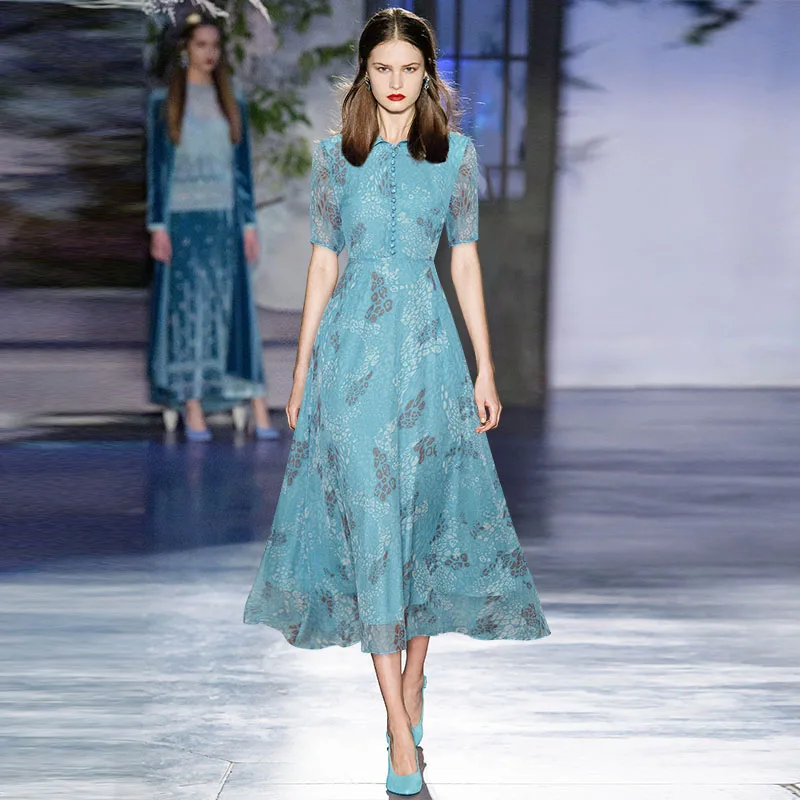 

Приемник талии, чистый, свежий и элегантный принт, длинное снежное крутящееся платье принцессы, летняя одежда 2021, новое платье