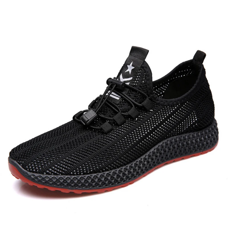 

2021 Summer Men's Mesh Light Casual Shoes Non Slip Wear Resistant Breathable Flat Shoes Men's Comfortable Sneakers Running Shoes