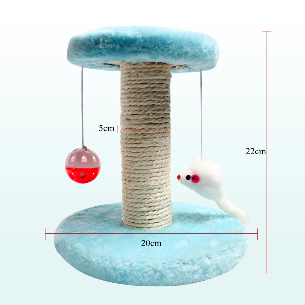 

Mini Cat Climbing Frame Furniture Jumping Platform Cats Toy Scratching Board Grass Rope Bite Chew Home Pets Tree Grinding Claw