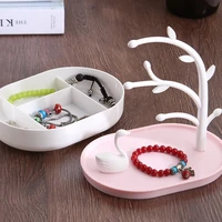 hot sale swan tree stand show rack jewellery necklace ring earring necklace organizer jewelry earings holder wholesale price