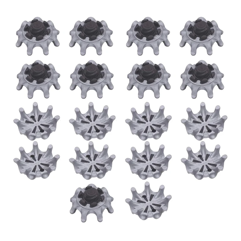

18 PCS Golf Shoe Spikes for Golf Shoes Soft Spike Replacement Cleats Golf Spikes Pins Fits Most Golf ShoesEasy Install