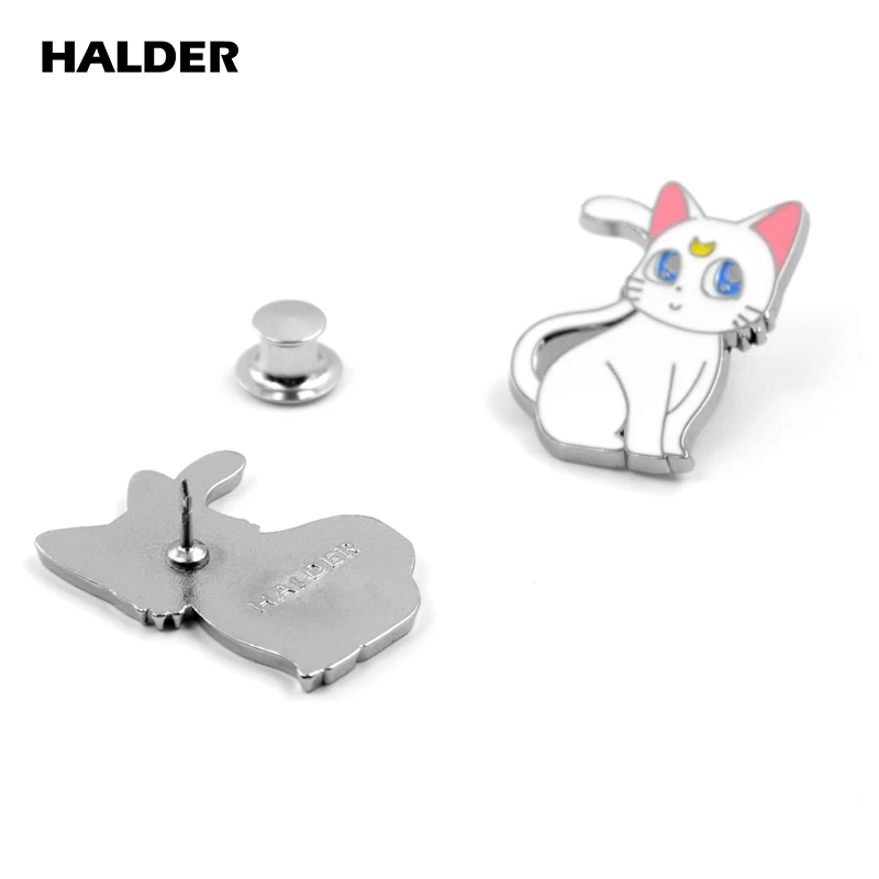 BR0044 halder симпатичный Солдат Сейлор Мун Цукино Усаги Кошка Броши Булавки на лацкан рюкзак сумки одежда приспособление для бейджа ювелирные изделия