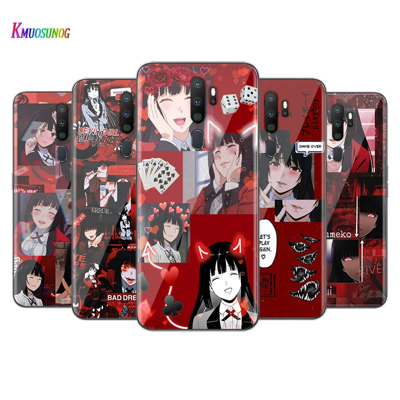 

Anime KAKEGURUI For OPPO F5 F7 F9 F11 F15 F17 F19 R9S R15X R17 RX17 K3 K5 Find X2 X3 Pro Lite Neo Phone Case