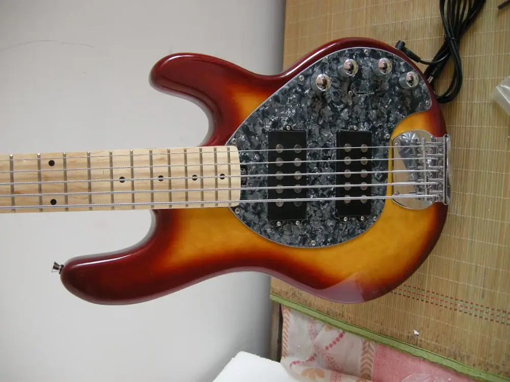 Китайская гитара Прямая продажа с фабрики новый музыкальный человек 5 струн sunburst