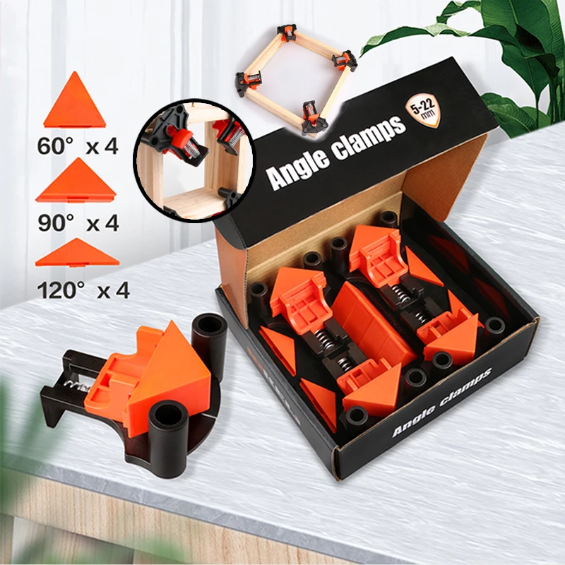 

Multi Angle Corner Clamp Hand Woodworking Carpentry Joinery Tools Plastic Maintenance Connection Accessories Heavy Duty Supplies