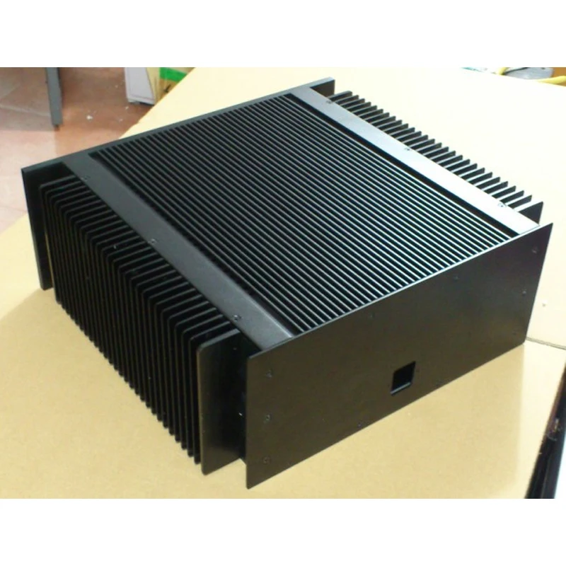 

Vogue 400*150*373mm 4015 All-aluminum Class A Amplifier Chassis Box House DIY Enclosure With Switch Feet Amplifier Case Shell
