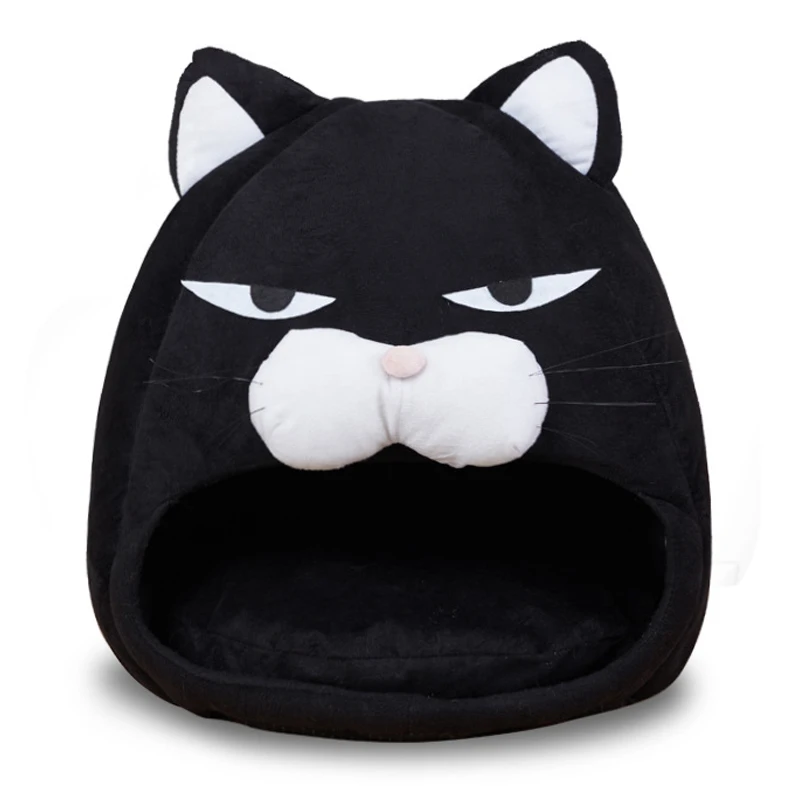 Домашняя кровать для кошек Petshy из хлопка зимний теплый коврик сна лежак щенков