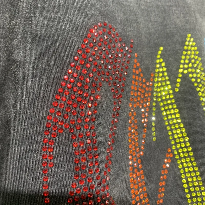 

Colored Diamond XXXtentacion Revenge T Shirts Men Women 1:1 High Quality Washing Top Tees T-shirt