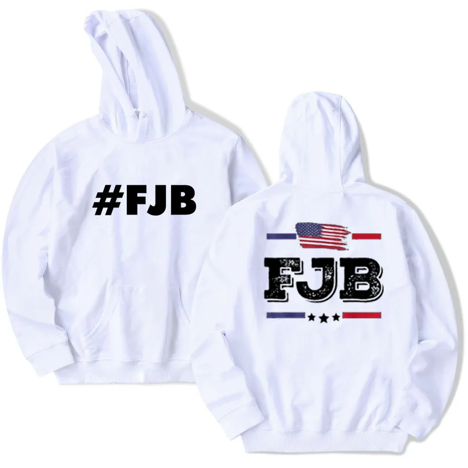 #FJB - Fuck Joe Biden Hoodies T Shirt Pro America USA US Flag F.J.B. Great America Hooded Sweater Jackets images - 6