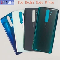 back door housing case cover for xiaomi redmi note 8 note 8t note 8 pro battery cover smooth skin with adhesive sticker