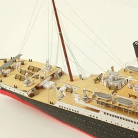 1400 titanic british cruise ship 3d paper model puzzel home scale true diy desk handmade decoration creative gift fan mili h7t4