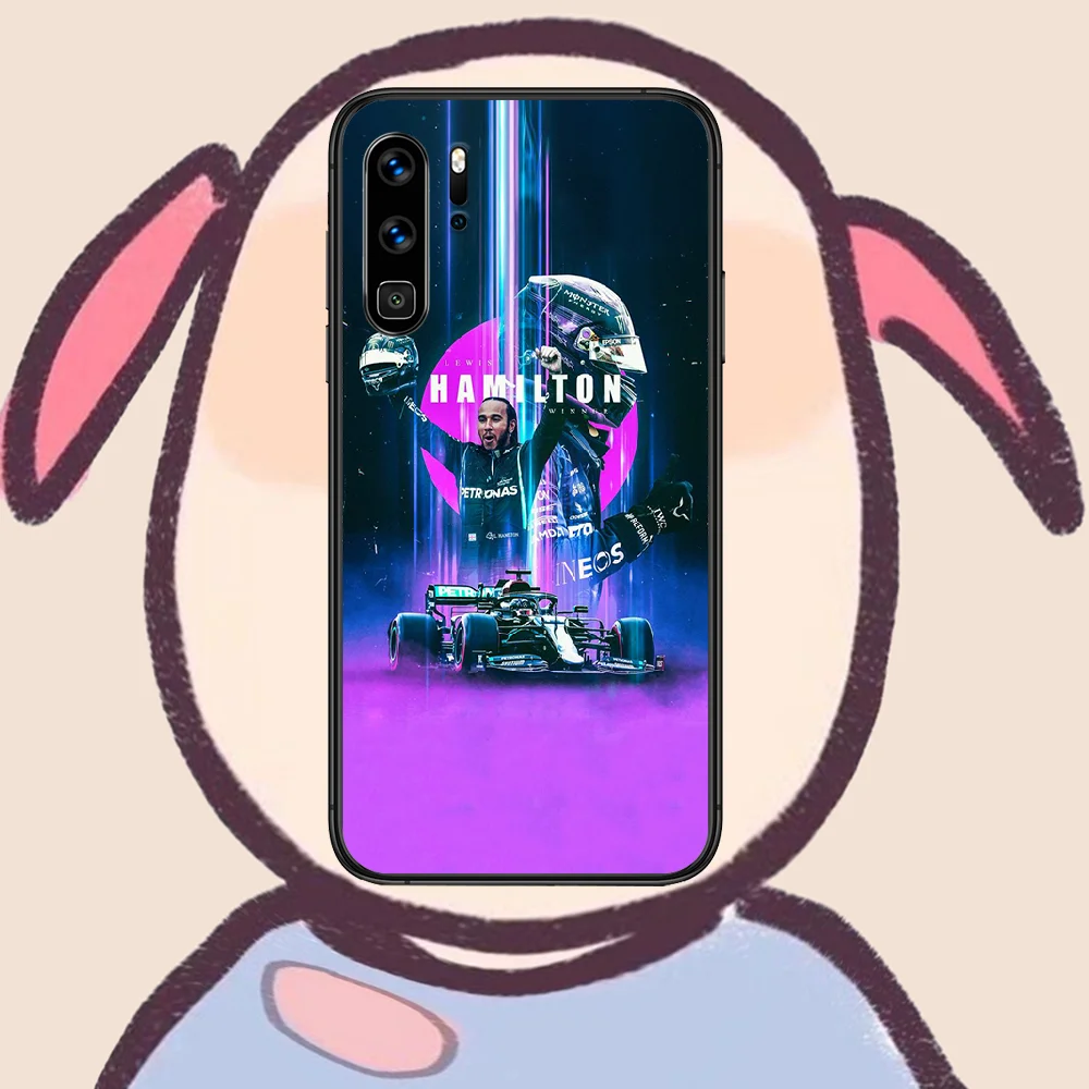 

lewis hamilton F1 44 Phone Case For Huawei P Mate 10 20 30 40 Lite Pro smart Z 2019 nova 5t black Waterproof Luxury Bumper Trend