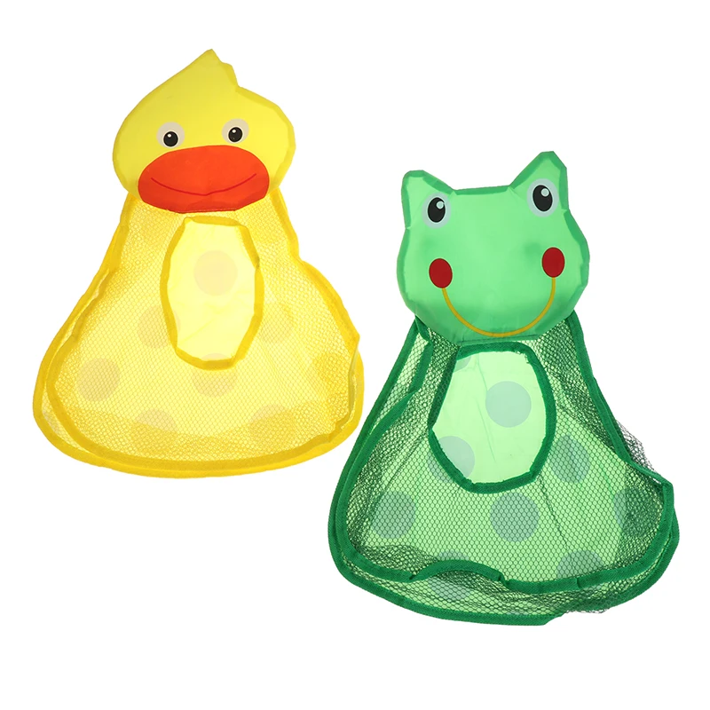

Детские Игрушки для ванны, маленькая лягушка, кролик, детские игрушки, сетка для хранения с прочной игрушечной сумкой, органайзер для ванной...