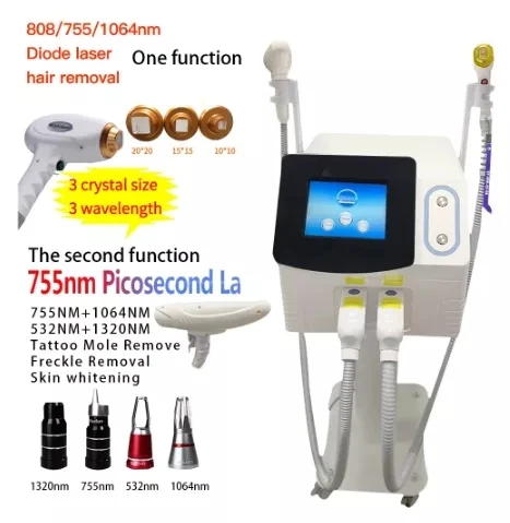 

New hot model 808 diode laser instrument hair removal machine and PS tattoo dispenser