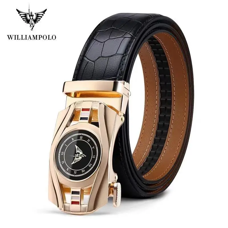 Роскошный брендовый мужской ремень Новый Мужской дизайнерский с автоматической