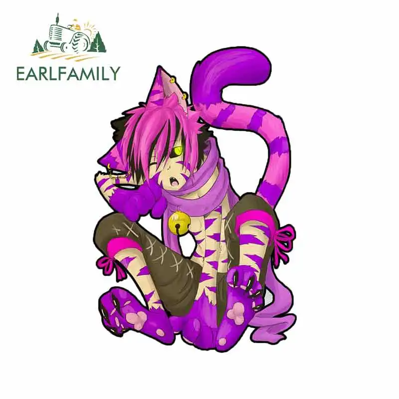 EARLFAMILY 13 см x 12 9 виниловые автомобильные наклейки и Переводные картинки с кошкой