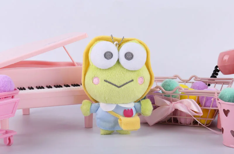 Sanrio melody Keroppi, студенческие мягкие животные, плюшевые игрушки-подвески для детей, рюкзак, брелок для ключей, кролик, собака