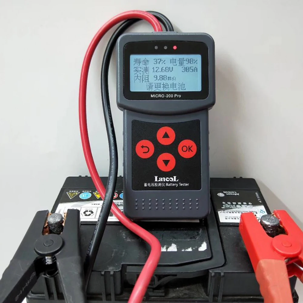 MICRO 200 автомобиля gppro Батарея Тестер 12V 24V свинцово кислотный гель Системы