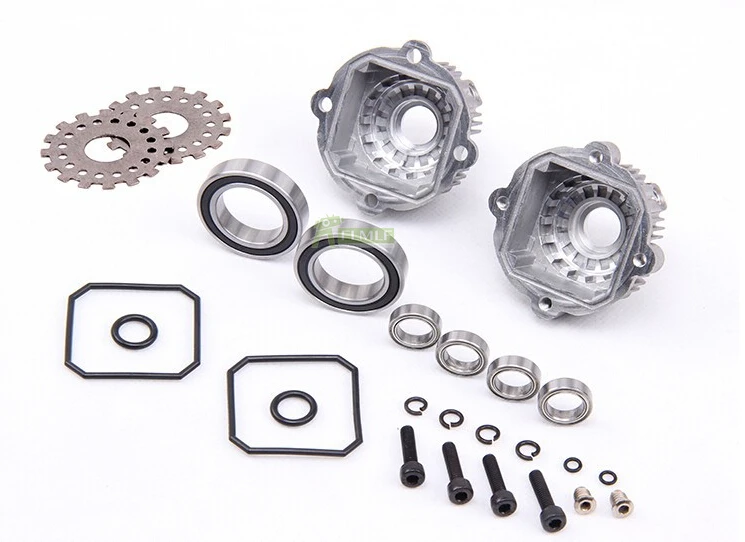 Алюминиевый Diff Шестерня корпус набор подходит для 1/5 HPI ROVAN KM BAJA 5B 5T 5SC|Детали и